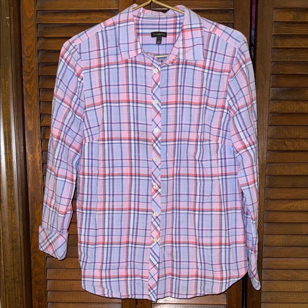 Talbots Multicolor Plaid Shirt